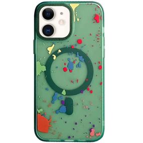 Чохол TPU+PC Flush with MagSafe для Apple iPhone 11 (6.1") Dark green