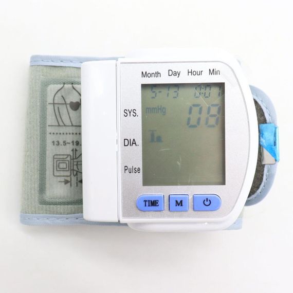 Тонометр цифровий на зап'ясті Automatic Blood Pressure / Автоматичний вимірювач артеріального тиску | Зображення 3