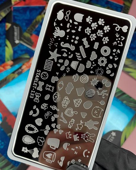 Пластина 133 для стемпинга Starlet Professional (12х6см)