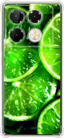 Чохол на Infinix Note 40 Pro 4G Зелені часточки лимона "852sp-3691-2448"