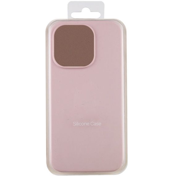 Чохол Silicone Case Full Protective (AA) NO LOGO для Apple iPhone 16 Pro Max (6.9") Рожевий / Chalk Pink | Зображення 6