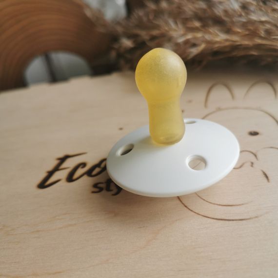 Соска Bibs De Lux round 6-18 міс Latex Ivory | Зображення 3