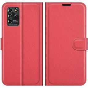 Чохол книжка з кишенями для карт на ZTE Blade V30 Vita колір Червоний