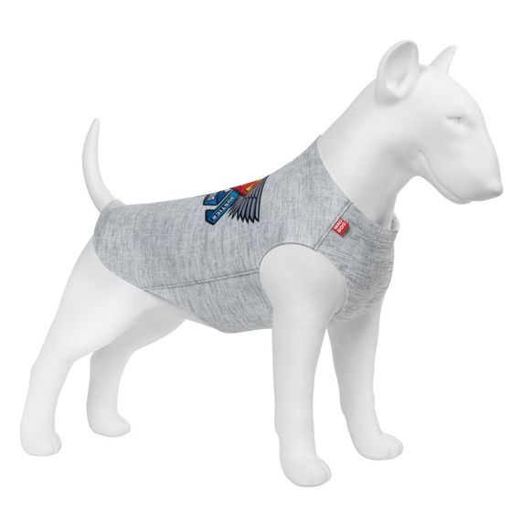 Майка для собак WAUDOG Clothes малюнок "Супермен, правда, справедливість", S30, B 54-60 см, С 33-38 см