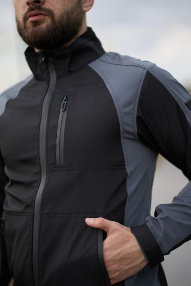 Куртка чоловіча soft shell light "iForce" Intruder сіра | Зображення 5