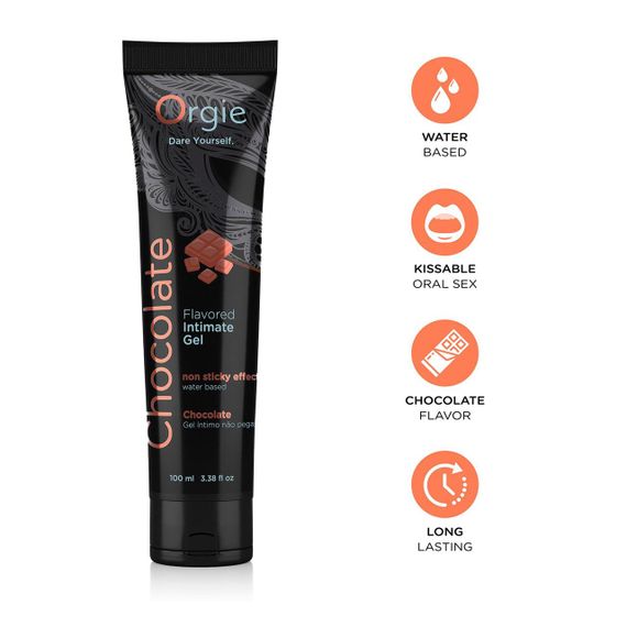 Лубрикант на водній основі Orgie Lube Tube Chocolate, 100 мл, зі смаком та ароматом шоколаду | Зображення 2