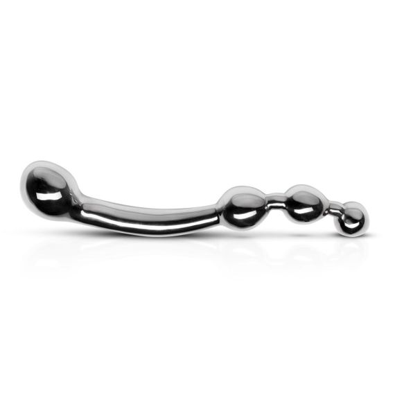 Анально-вагінальний стимулятор Sinner Gear Unbendable – Multi-Stim Pleasure Wand Metal Anal Dildo | Зображення 3