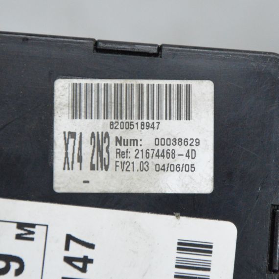 Блок запобіжників Renault Laguna II 2001-2008 Блок BSI Рено Лагуна 2 8200447508 8200518947 | Зображення 3