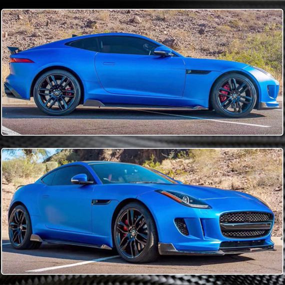 Боковые Пороги (2013-2016, Карбон) для Jaguar F-Type | Зображення 3