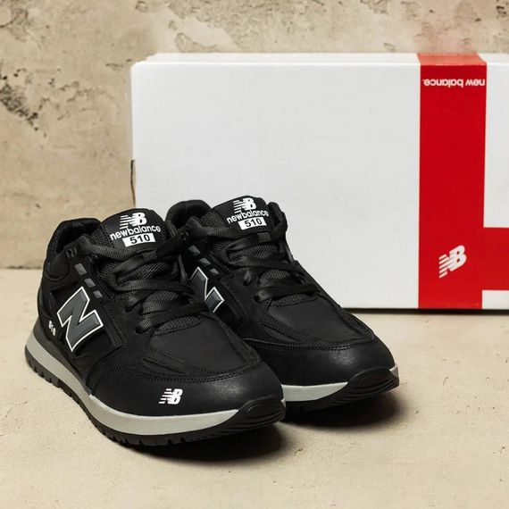 Кросівки шкіряні  New Balance чорні | Зображення 6