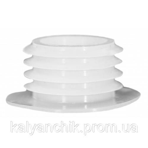 Ущільнювач для колби ТОВСТИЙ З "спідницею" БІЛИЙ