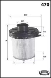 Фільтр повітряний CITRO8197N ZX, MECAFILTER (EL3449)