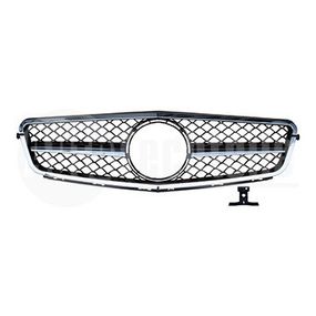 Решетка радиатора Mercedes Benz W204 07-14 ((хром/чёрн.)хромированная рамка) AMG C63, AutoTechteile, 130 8898,