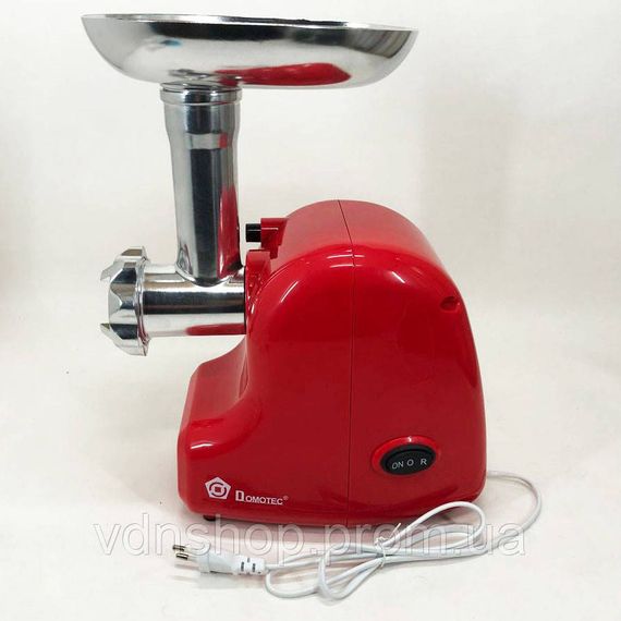 Мясорубки профессиональные Domotec, Мясорубки с соковыжималкой и шинковкой, Мясорубка 2000 вт LP-40 | Зображення 7