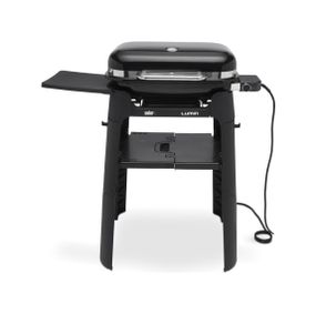 Гриль електричний Weber Lumin Compact з підставкою, чорний