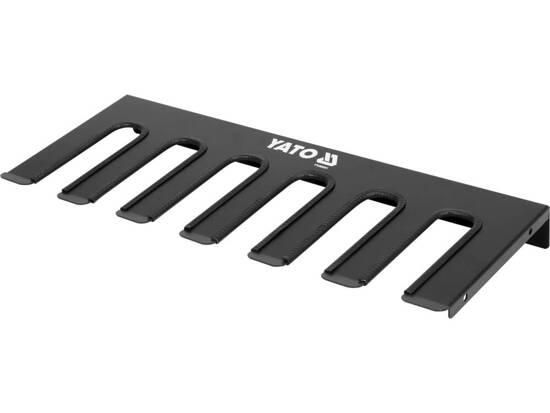 Полиця для електроінструменту YATO 576x 225x 55 мм, 6 гнізд, металева YT-09091