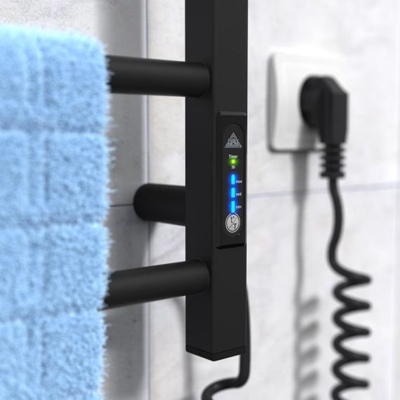 Електрична рушникосушарка Laris Зебра Альфа ЧФЧ8 500 х 800 Е (підкл. справа) R3 | Зображення 4