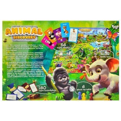 Настільна гра Animal Discovery Danko Toys G-AD-01-01U (2000989361329) shop (2000989361329) | Зображення 4