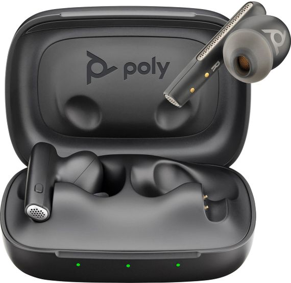 Навушники TWS Poly Voyager Free 60 Earbuds + BT700A + BCHC Black