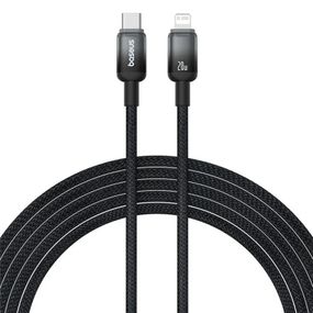 Дата кабель Baseus Discolor Series Fast Charging Type-C to Lightning 20W (1m) (P10374901) Cluster Black
