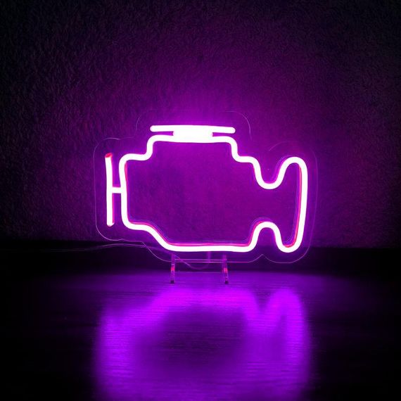 Неоновий світильник Check Engine 260х180 acr-n000065 | Зображення 7