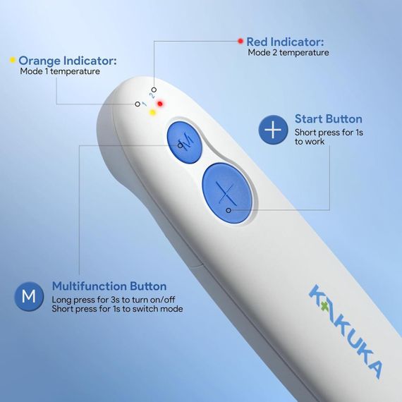 Устройство для снятия зуда от укусов насекомых Yinke, без химии, быстрое облегчение зуда и отёков | Зображення 2