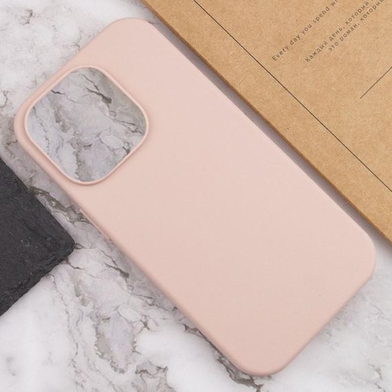 Чохол Silicone Case Full Protective (AA) NO LOGO для Apple iPhone 15 Pro (6.1") Рожевий / Pink Sand | Зображення 4
