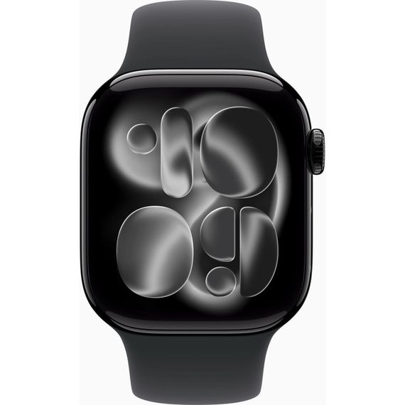 Смарт-годинник Apple Watch Series 11 GPS 42mm Jet Black Aluminium Case with Black Sport Band - S/M (MEQT4RK/A) | Зображення 1