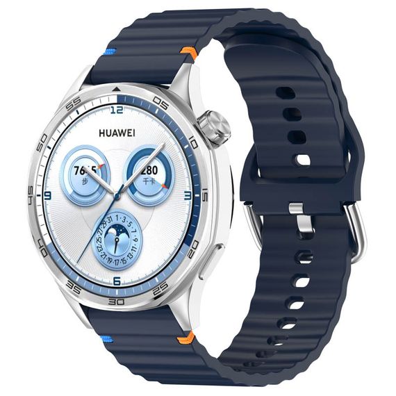 Силиконовый ремешок Wavy для Smart Watch 20mm Midnight Blue