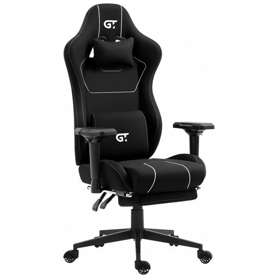 Крісло ігрове GT Racer X-2305 Black (X-2305 Fabric Black) | Зображення 1