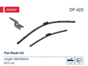 DF-423 DENSO - Комплект склоочисників Flat Blade Kit 680 / 430 мм