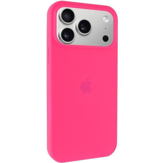 Чохол Silicone Case Full Protective (AA) для Apple iPhone 17 Pro Max (6.9") Рожевий / Barbie pink