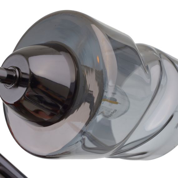 Бра со стеклянным плафоном LK-723W/1 E27 BK + CH | Зображення 6