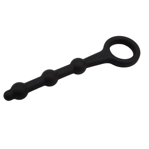 Анальний ланцюжок силікон Chisa Black Mont 13.5 sm чорний Sex Aura | Зображення 2