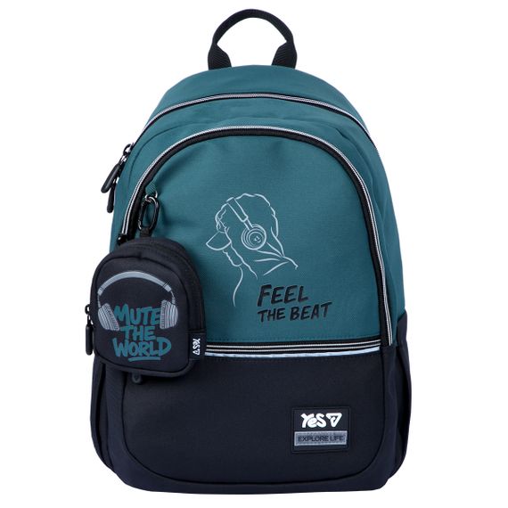 Рюкзак шкільний YES TS-113M Feel the Beat 550324 17.7 л | Зображення 1