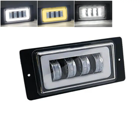 Противотуманная LED фара с ДХО и поворотником для Лада ВАЗ 2110, 2110, 2111, 2112, 2114, 2115