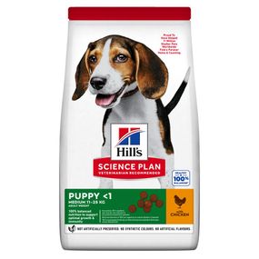 Корм Hill's Science Plan Puppy Medium Chicken сухой с курицей для щенят средних пород 14 кг