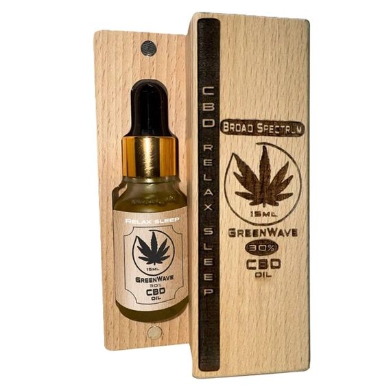Комплекс для профилактики нервной системы Greenwave CBD + Relax Sleep 30% 15 ml | Зображення 2