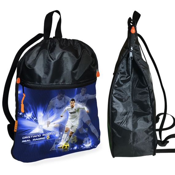Шкільний рюкзак дитячий Кріштіану Роналду + Сумка для взуття спортивної форми рюкзак-мішок хлопчикові (01875) | Зображення 1