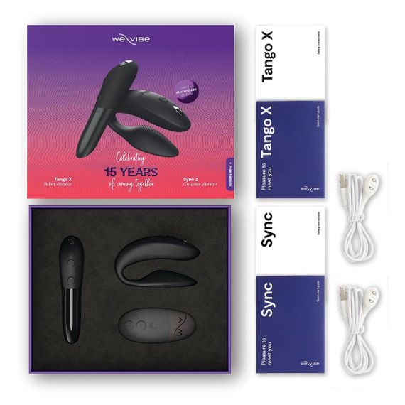Подарунковий набір We-Vibe 15 Year Anniversary Collection, смарт-вібратор для пар + віброкуля Sex Aura | Зображення 4
