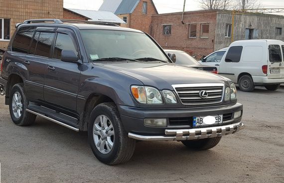 Передній захист ST015 (нерж.) для Lexus LX470 | Зображення 6