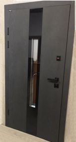 Двері вхідні Портала Бісмарк серія Тріо Термо Антрацит
