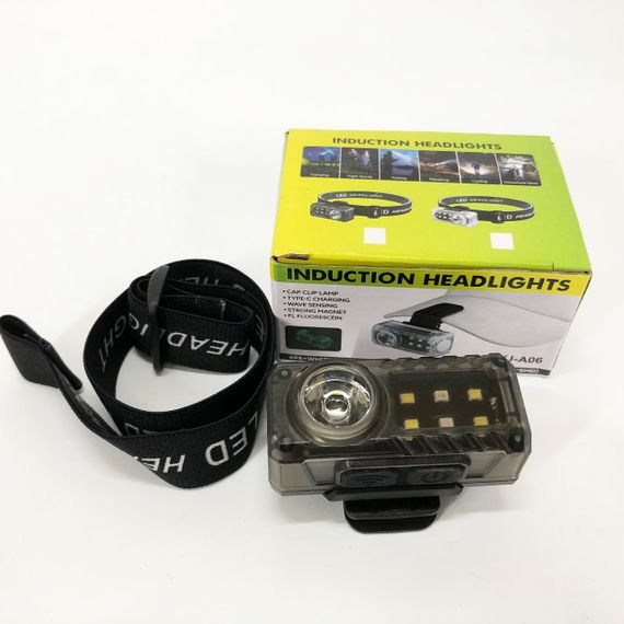 Светодиодный фонарь с креплением на голову YJ-A06-LED+6SMD, Фонарь на голову для рыбалки MP-20 | Зображення 8