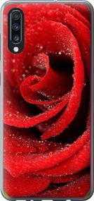 Чехол на Samsung Galaxy A70 2019 A705F Красная роза "529u-1675-17620"