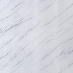 Декоративна ПВХ плита грецький білий мармур 600*600*3mm (S) SW-00001623