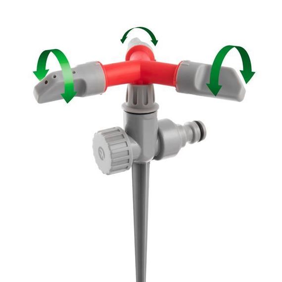 Дощувальний пристрій круговий на кілку, PP, ABS, Zinc alloy INTERTOOL GE-0055 | Зображення 2