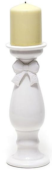 Набір 2 фарфорових підсвічники "Бант" 10х9.5х29см