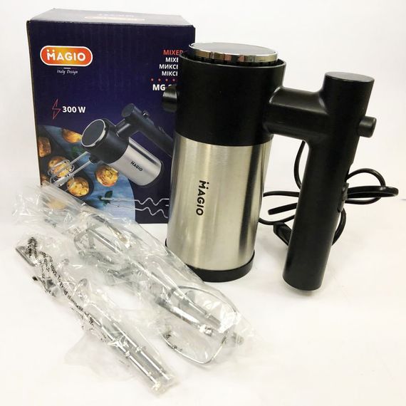 Міксер ручний MAGIO МG-231 300 Вт, міксер для збивання, міксер ручний для кухні, міксер для кухні | Зображення 1