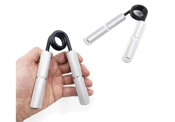 Пружинний кистьовий еспандер EasyFit Hand Grip PRO 70 кг (150 lb) Сірий (EF-1902-150) | Зображення 1