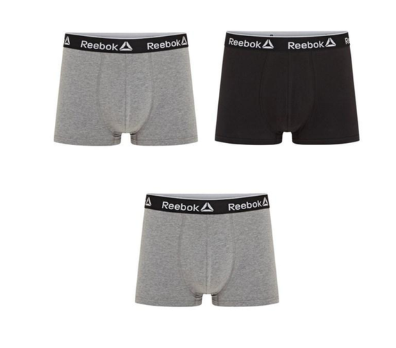 Набір чоловічих трусів боксерів Reebok 3 шт в наборі